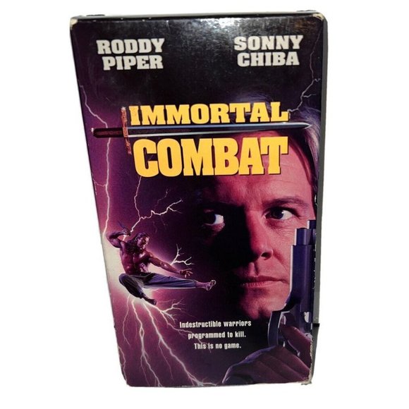 Immortal Combat VHS Roddy Piper Sonny Chiba 1994, RARE *TESTED* - Picture 2 of 15